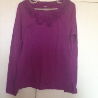 Дамска блуза - трико, снимка 1 - Блузи с дълъг ръкав и пуловери - 24627138