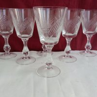 кристални чаши за вино ракия уиски коняк , снимка 7 - Чаши - 20115055