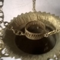 старо кандило от бронз, снимка 4 - Антикварни и старинни предмети - 24824810