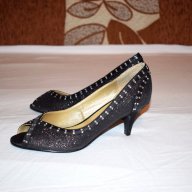 TESORI - 100% Оригинални луксозни италиански дамски обувки / ТЕСОРИ / Ток / Блестящи , снимка 2 - Дамски ежедневни обувки - 17433561