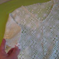 лятна блуза плетиво БЯЛА размер М, снимка 5 - Блузи с дълъг ръкав и пуловери - 15065220