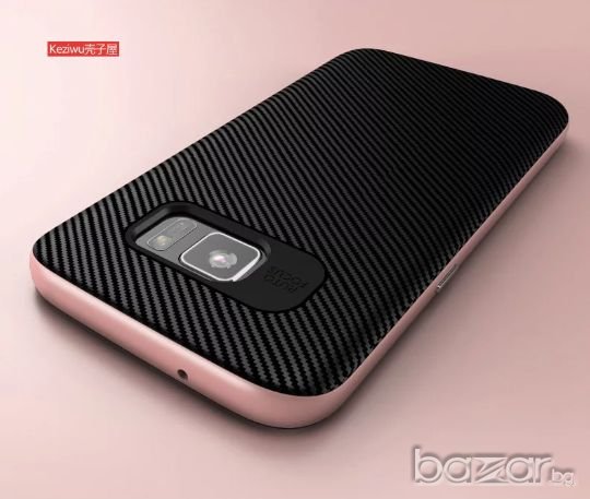 Луксозени силиконови кейсове за Samsung Galaxy S7 и S7 Edge (розов), снимка 1