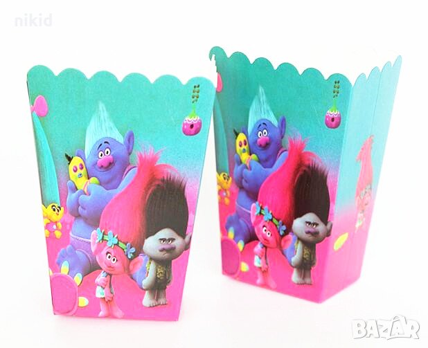 Trolls / Тролчета Парти кутия за дребни лакомства пуканки и др, снимка 1