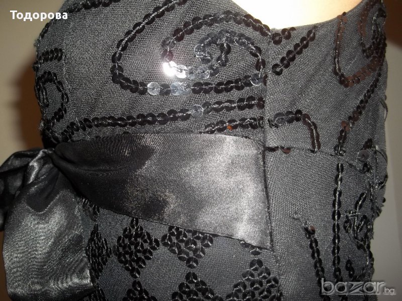 Бутикова супер луксозна дамска рокля - ном. 42-44-намалена, снимка 1