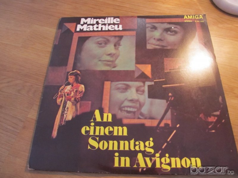 Грамофонна плоча - Mireille Mathieu An einem Sonntag in Avignon - изд. 70те г, снимка 1
