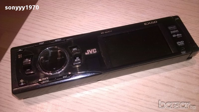 Jvc car audio/video dvd-панел за кола-внос швеицария, снимка 1
