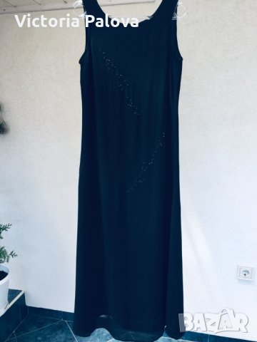 Красива удобна черна рокля, снимка 5 - Рокли - 25789076