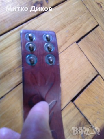 Каишка-гривна за ръка естествена кожа, снимка 6 - Други - 24989083