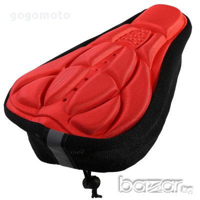 НОВ гел калъф, гел седалка, силиконов калъф за вело седалка,GOGOMOTO.BAZAR.BG®