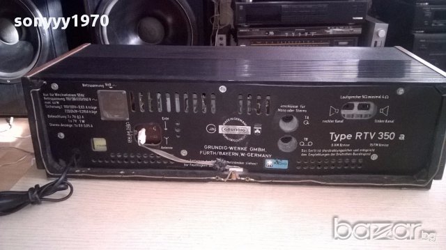 Grundig rtv350a-stereo receiver-ретро машина-внос швеицария, снимка 14 - Ресийвъри, усилватели, смесителни пултове - 15892623