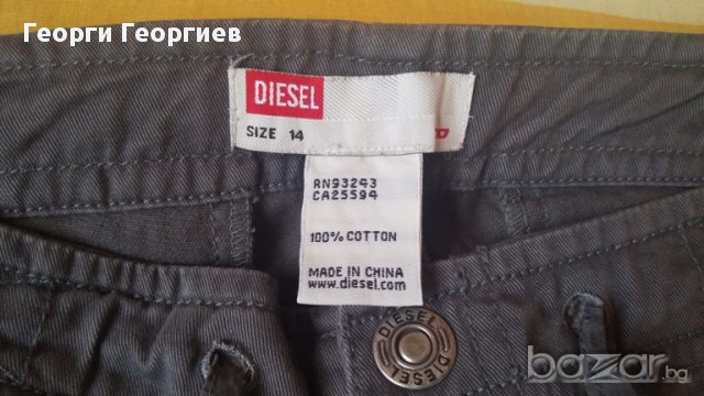 Дамски панталони Diesel /Дизел, 100% оригинал с много апликации, снимка 8 - Панталони - 17552493
