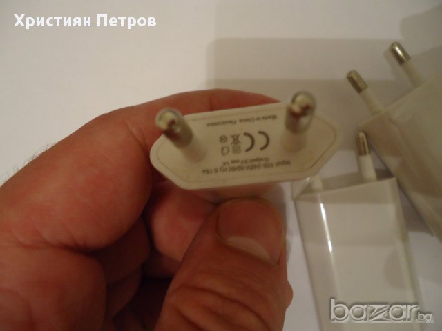 220v USB зарядно за телефон, снимка 7 - Оригинални батерии - 10106330