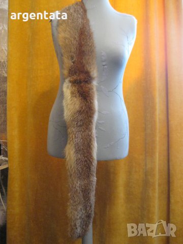 Нова яка от естествен косъм - Огнена лисица №1, снимка 4 - Палта, манта - 24371768