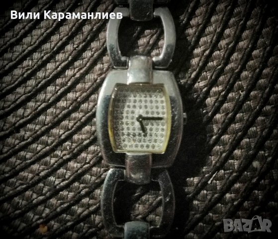 Esprit - Ефектен часовник с камъни сваровски, стомана, снимка 7 - Дамски - 25548378