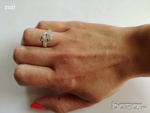 Сребърен пръстен , ръчна изработка - сребро проба 925, снимка 1 - Пръстени - 18304049