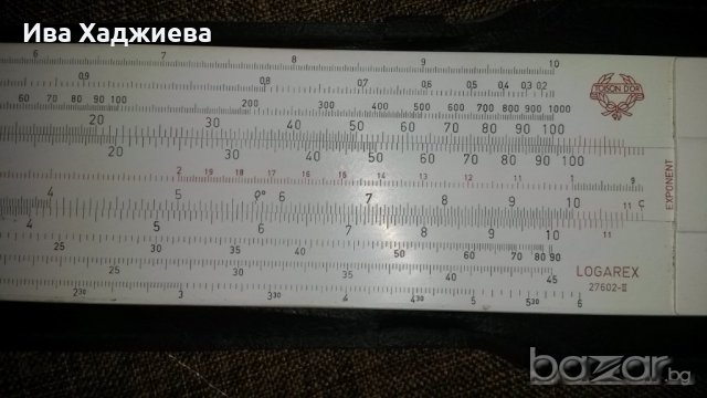 Логаритмична сметачна линия, Logarex, снимка 2 - Други машини и части - 19721235