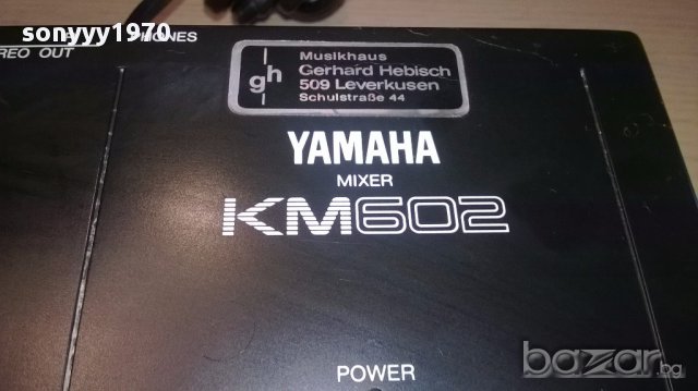 Yamaha km602 made in japan-mixer-внос швеицария, снимка 13 - Ресийвъри, усилватели, смесителни пултове - 16067255