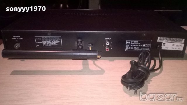 Dual ct5040-tuner audiophile concept-germany-внос швеицария, снимка 11 - Ресийвъри, усилватели, смесителни пултове - 13517787