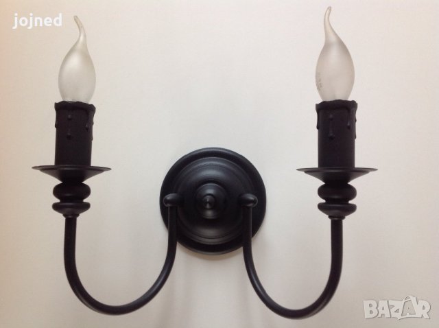 Черен витидж полилей-класически,модерен осветление з хол,всекидневна,спалня,шаби шик старинна  лампа, снимка 7 - Лампи за таван - 25318784