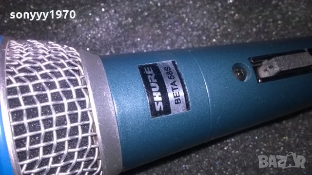 shure beta sm58s-mic-вокален-внос швеицария, снимка 2 - Микрофони - 24208879