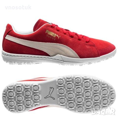 Мъжки кецове PUMA Future Suede 50 TF - Red-№44, снимка 4 - Кецове - 25530629