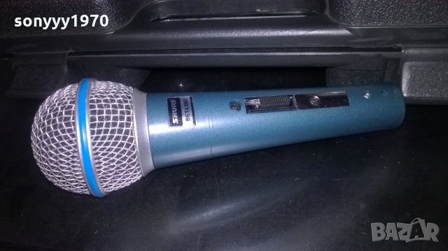 shure beta sm58s profi mic-жичен марков микрофон, снимка 4 - Микрофони - 23849674
