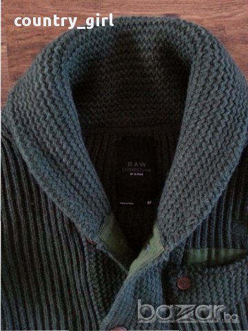 g-star cl noble cardigan knit - уникална мъжка жилетка , снимка 4 - Пуловери - 17420831