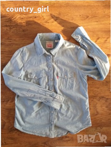 Levi's womens jeans shirt - страхотна дамска риза, снимка 4 - Ризи - 25547632