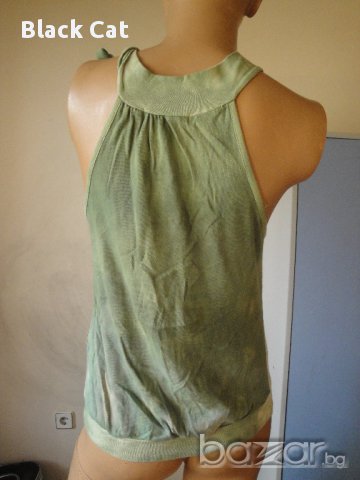 Атрактивен светлозелен дамски топ / потник, дамска блуза / тениска без ръкави, ръкав, дамско бюстие, снимка 6 - Корсети, бюстиета, топове - 8501207