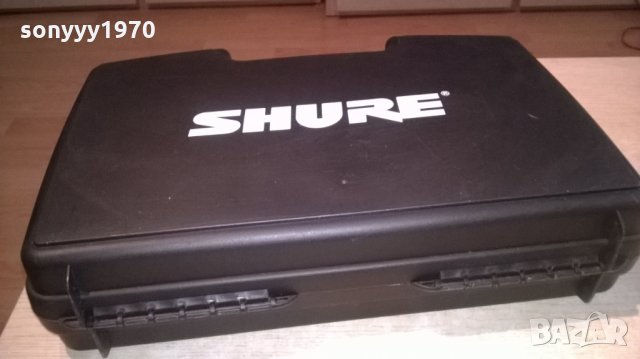 shure-куфар за безжичен микрофон и приемник, снимка 13 - Микрофони - 25104596
