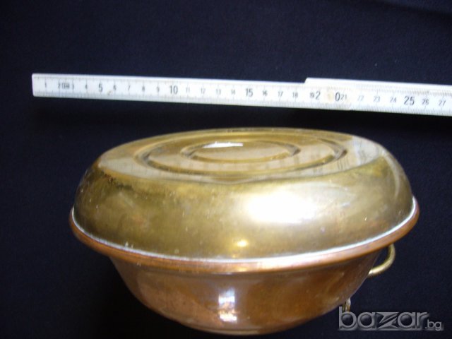 Стар бронзов съд, чайник , ваза, снимка 5 - Антикварни и старинни предмети - 15991249