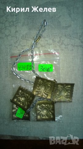 Възрожденска БРОНЗОВА ОГЪРЛИЦА накит, снимка 3 - Колекции - 23049942