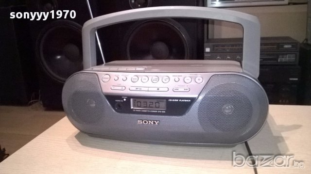 Sony cfd-s05 cd/tuner/cassette/aux-внос швеицария, снимка 1 - Радиокасетофони, транзистори - 15264351