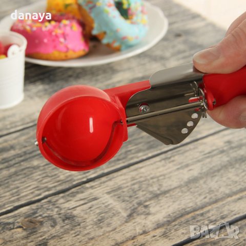 Пластмасова лъжица за сладолед с механизъм 50ml, снимка 6 - Прибори за хранене, готвене и сервиране - 25587634