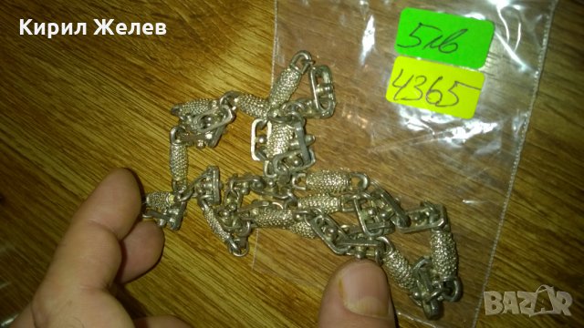 Модно метално синджирче -383, снимка 2 - Колиета, медальони, синджири - 24011919