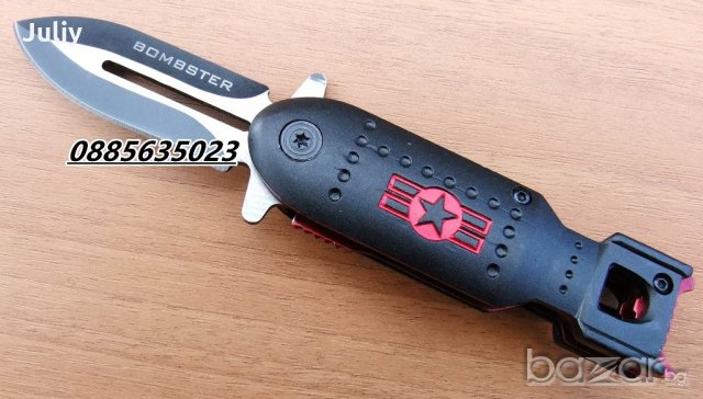 Джобна кама за самоотбрана Bombster, снимка 10 - Ножове - 9572357