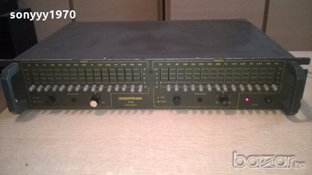 антика-електроника-руски еквалаизер-ретро колекция, снимка 2 - Ресийвъри, усилватели, смесителни пултове - 18304267