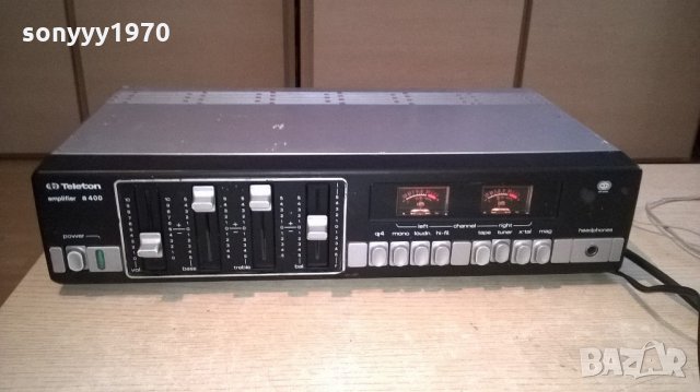 teleton a400 hifi stereo amplifier-внос швеицария, снимка 1 - Ресийвъри, усилватели, смесителни пултове - 21902502