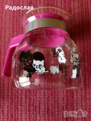 стара германска каничка от йенско стъкло, снимка 3 - Други - 25544155