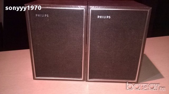 Philips 2бр ретро колони-внос швеицария, снимка 3 - Ресийвъри, усилватели, смесителни пултове - 13143195