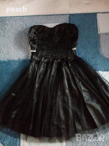 Къса черна рокля, снимка 4 - Рокли - 23094370