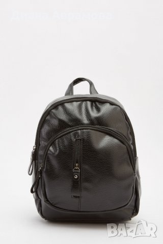 малка черна раница, снимка 3 - Раници - 23830272