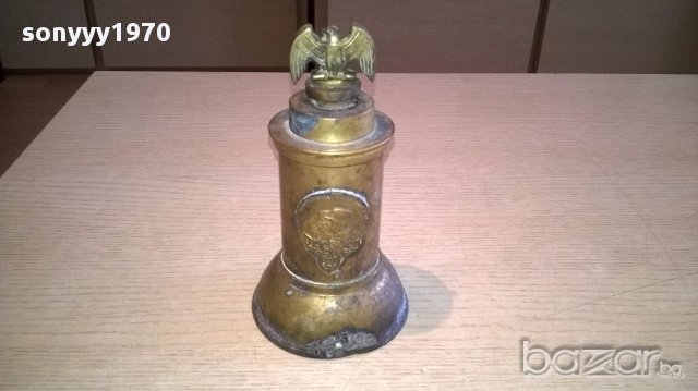 хитлериска антика-немска запалка-ретро-17х9см-внос швеицария, снимка 2 - Антикварни и старинни предмети - 18039160