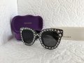 Gucci дамски слънчеви очила с звезди камъни, снимка 4