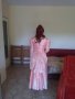 Бална рокля във викториански стил в коралов цвят, снимка 7