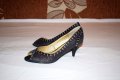 TESORI - 100% Оригинални луксозни италиански дамски обувки / ТЕСОРИ / Ток / Блестящи , снимка 2