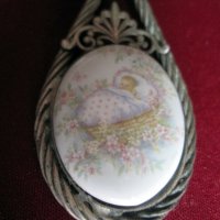 Сребърна дрънкалка за бебе, сребро, 19 век., снимка 2 - Антикварни и старинни предмети - 24161301