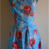 Свежа рокля на флорални мотиви , снимка 4 - Рокли - 23955943