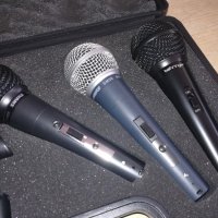 shure & behringer-микрофони комплект с куфар и държачи, снимка 13 - Микрофони - 20929154