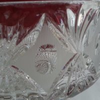 кристална купа , снимка 6 - Антикварни и старинни предмети - 19854614